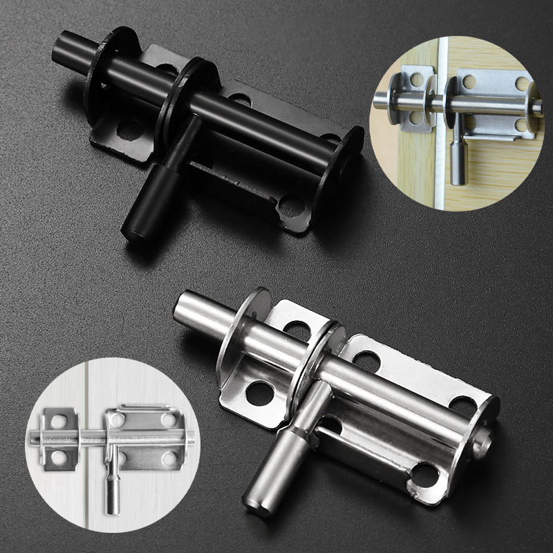 Furniture Sliding Door Hardware - Stainless Steel Door Latch Solid Sliding