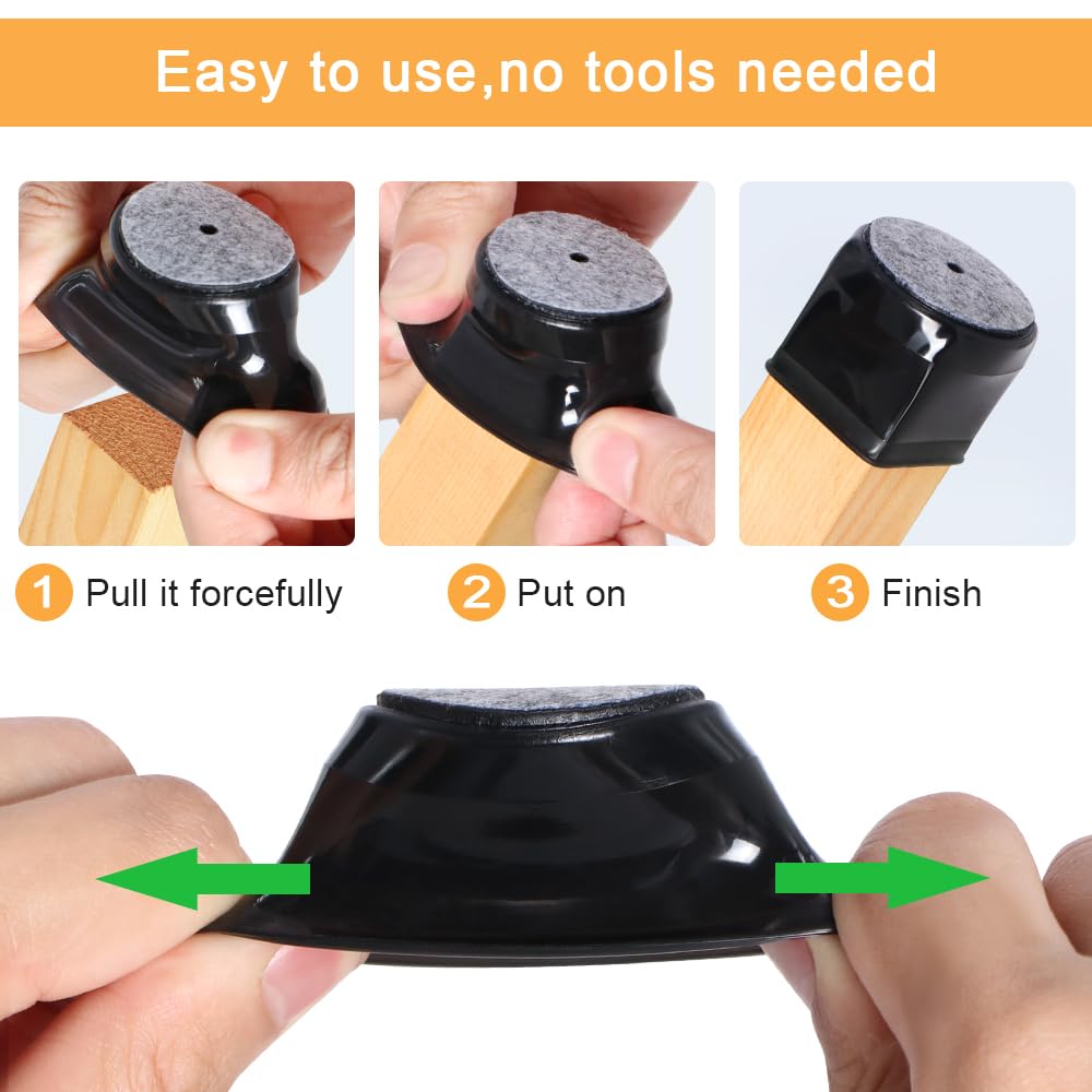 16 Pcs Chair Leg Floor Protect - Furniture Foot Pad review and price