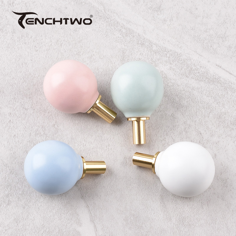 Round Ceramic Hook Clothes Han - Furniture Hardware Lock review and price