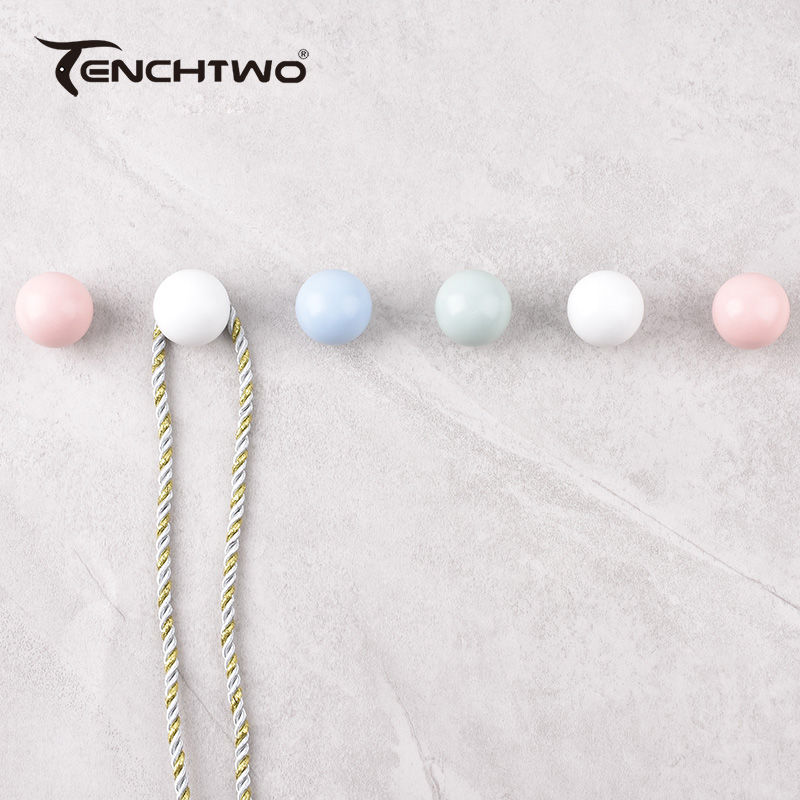 Round Ceramic Hook Clothes Han - Furniture Hardware Lock review and price