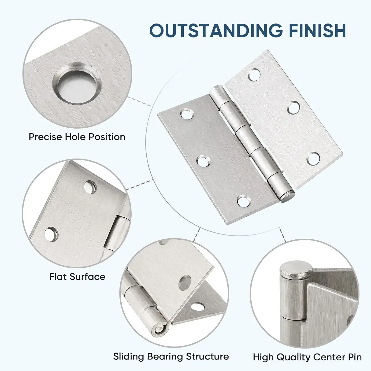 1-4 Inch Universal Door Hinges - Furniture Hardware And Fittings review and price