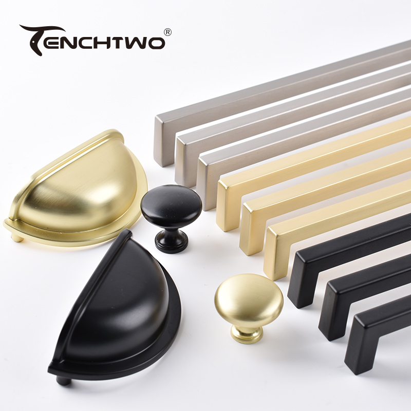 Nordic Style Black/Gold Kitche - Drawer Pull Gold review and price
