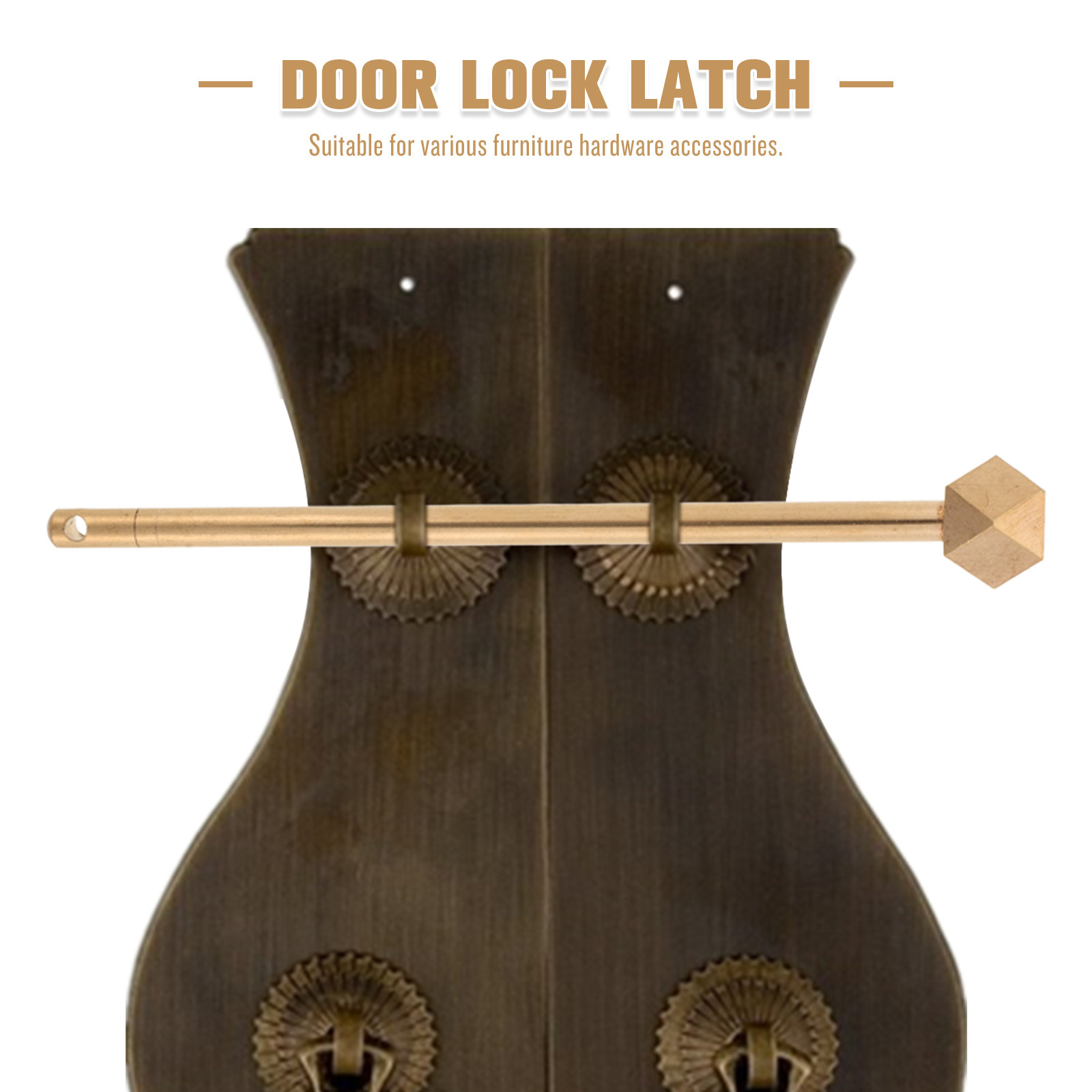 Brass Cabinet Key Locking Pin  - Furniture Hardware Lock review and price