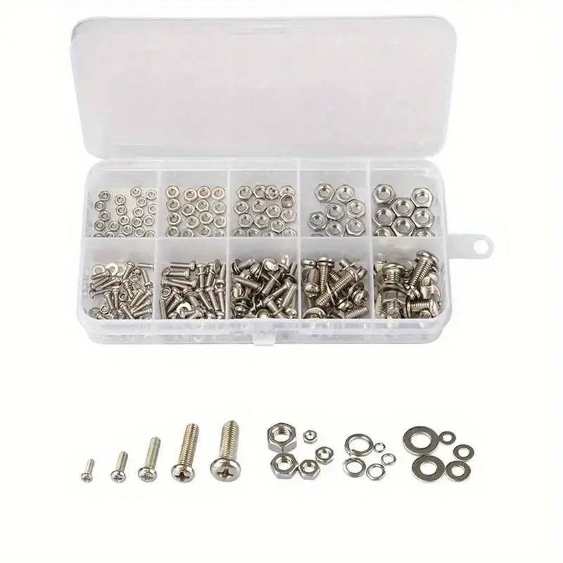 320PCS Hex Nuts & Bolts Set M2 - Furniture Hardware Nut review and price