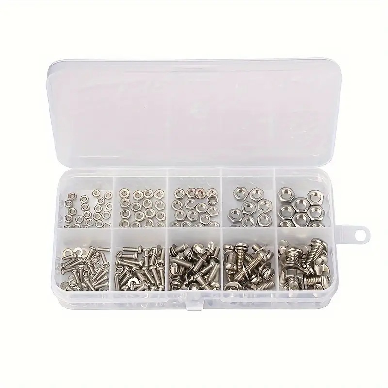 320PCS Hex Nuts & Bolts Set M2 - Furniture Hardware Nut review and price