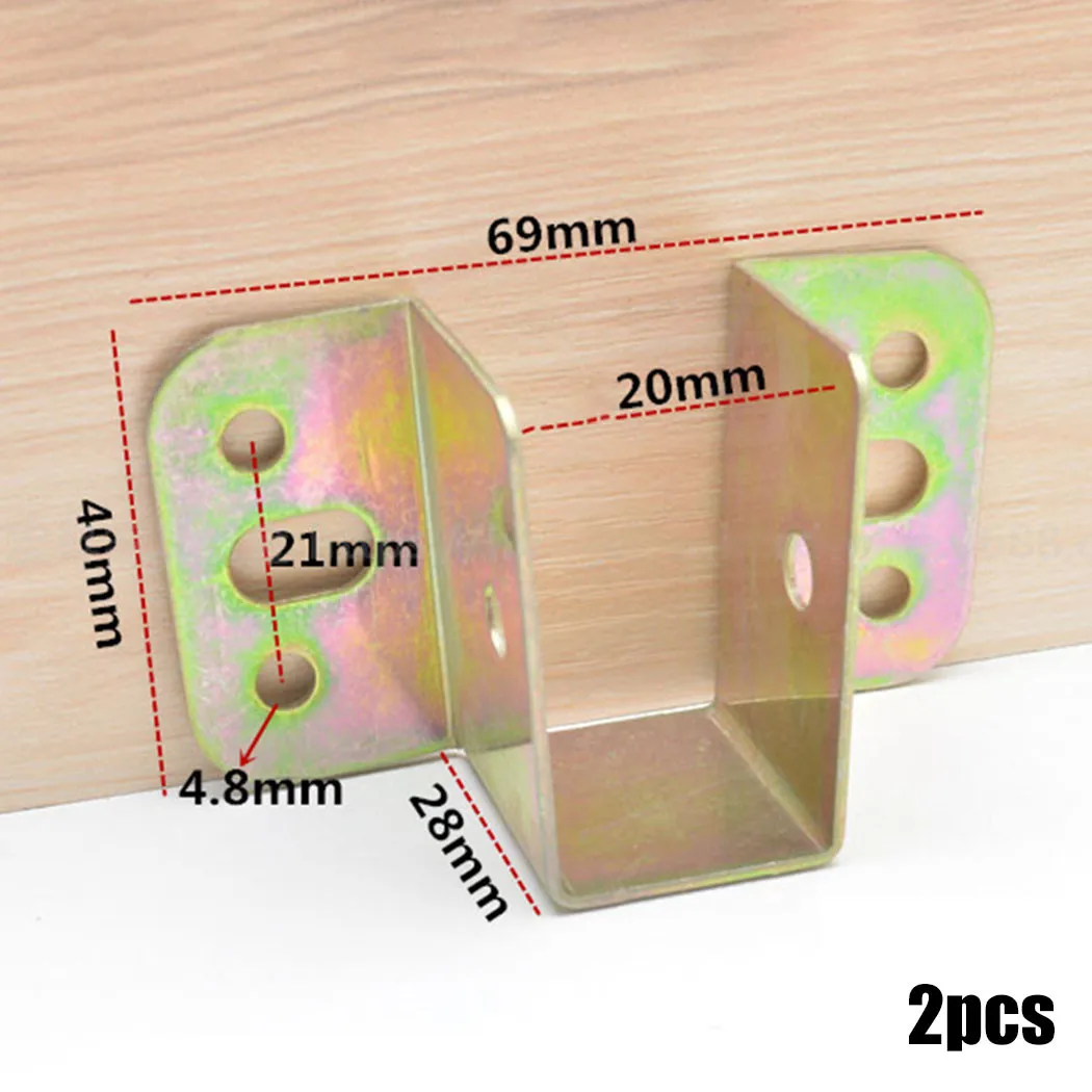 2pcs U Shaped Metal Bed Bracke - Furniture Hardware And Fittings review and price