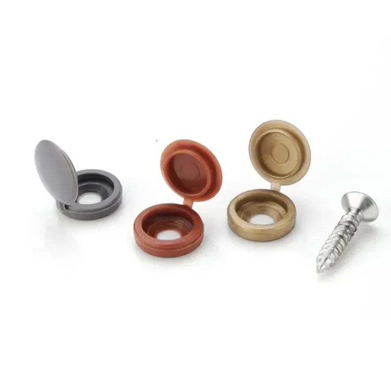 Hinged Plastic Screw Cap Cover - Furniture Hardware Nut review and price
