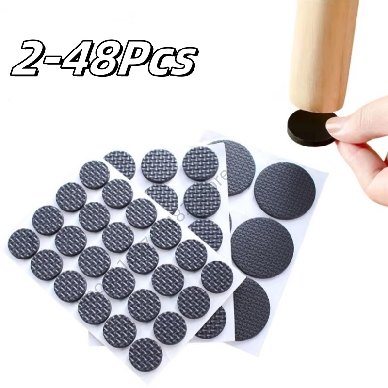2-48Pc Self Adhesive Black Fur - Furniture Foot Pad review and price