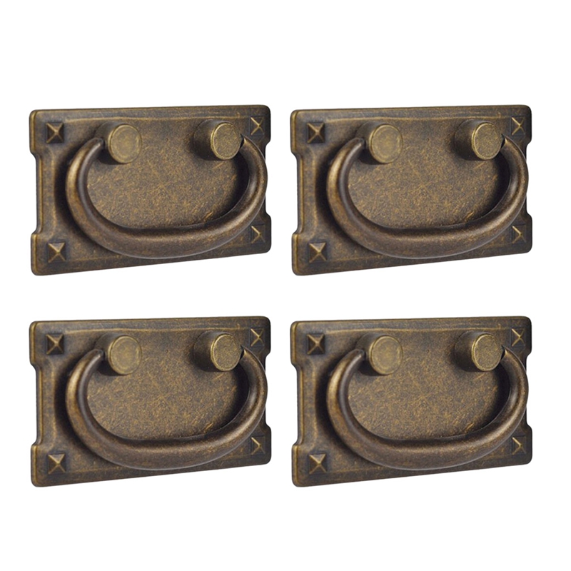 4Pcs Vintage Antique Bronze Dr - Furniture Hardware Factory review and price