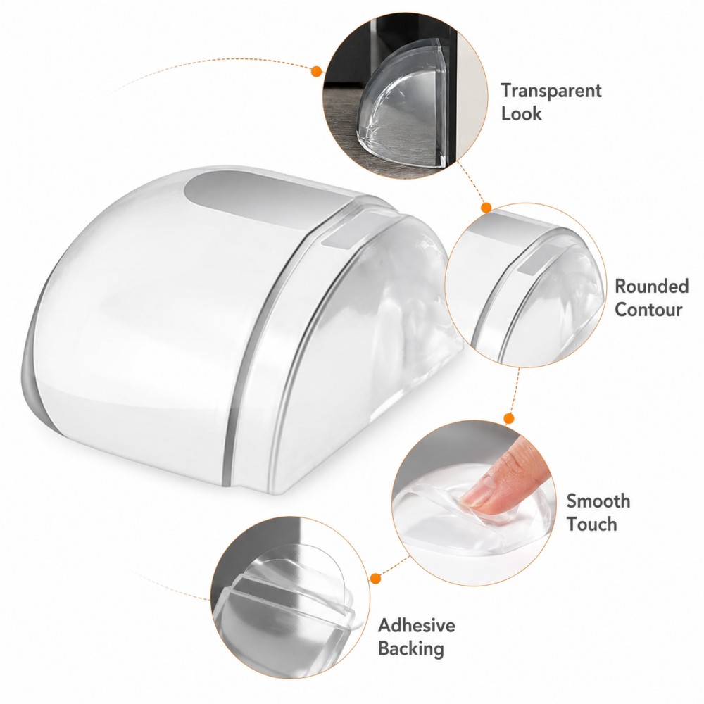 Transparent Silicone Doorstop  - Furniture Hardware Factory review and price
