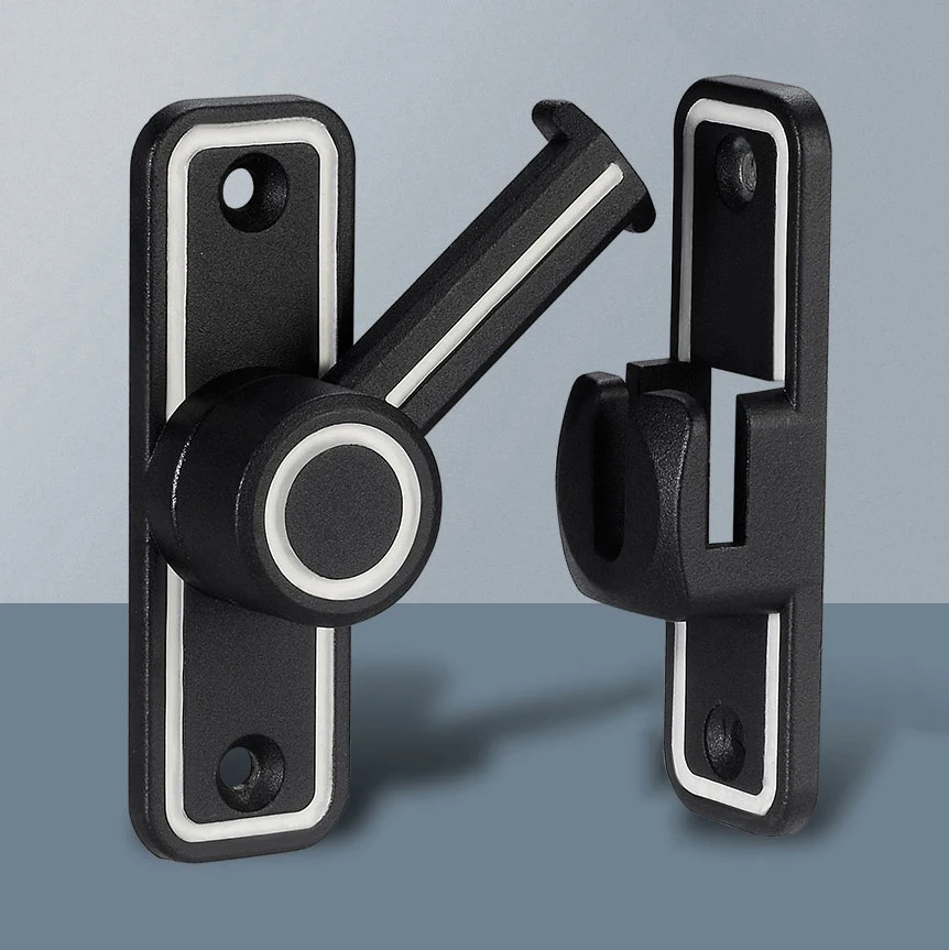 Black Luminous Barn Door Latch - Furniture Sliding Door Hardware review and price