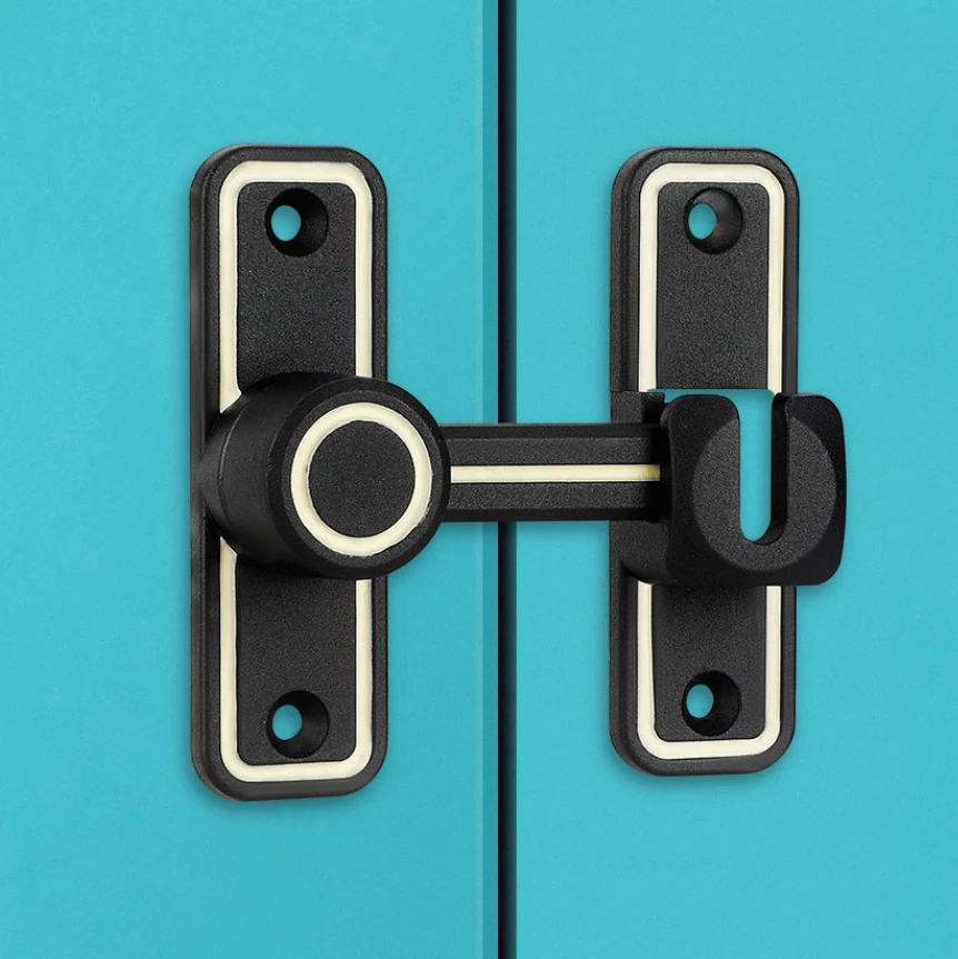 Black Luminous Barn Door Latch - Furniture Sliding Door Hardware review and price