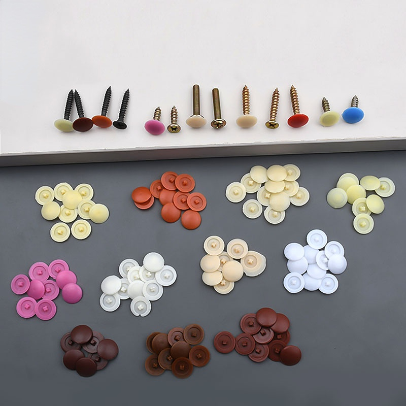 100/500/1000pcs Plastic Screw  - Furniture Hardware Nut review and price