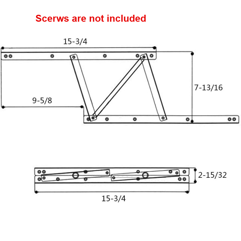 1Pair 38*16.5cm Lift Up Top Co - Furniture Hardware And Fittings review and price