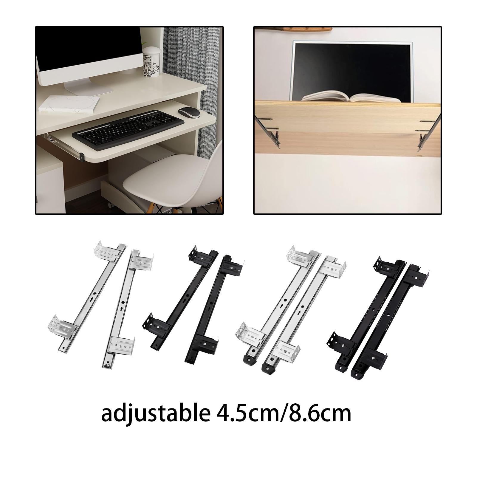 Keyboard Tray Slides Metal Cab - Furniture Rails Hardware review and price