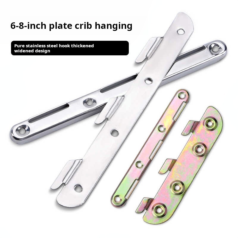 1set 6/8 inch Metal Bed Bracke - Furniture Rails Hardware review and price