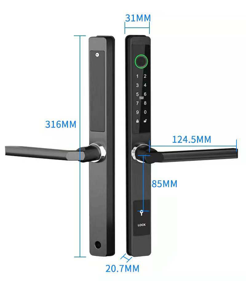 ZHDCOOKEY Biometric Digital Do - Furniture Sliding Door Hardware review and price