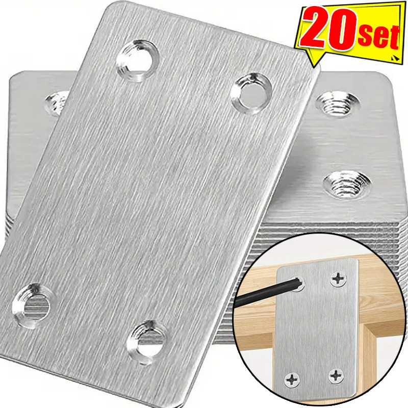 10Pcs Stainless Steel L-Shaped - Furniture Joinery Hardware review and price