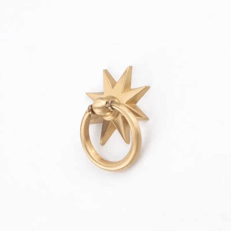 Anise Star Shape Cabinet Antiq - Drawer Pull Gold review and price