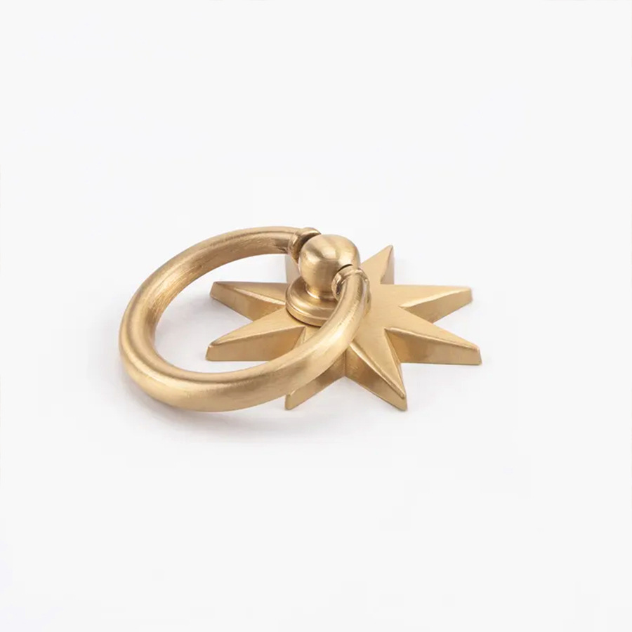 Anise Star Shape Cabinet Antiq - Drawer Pull Gold review and price