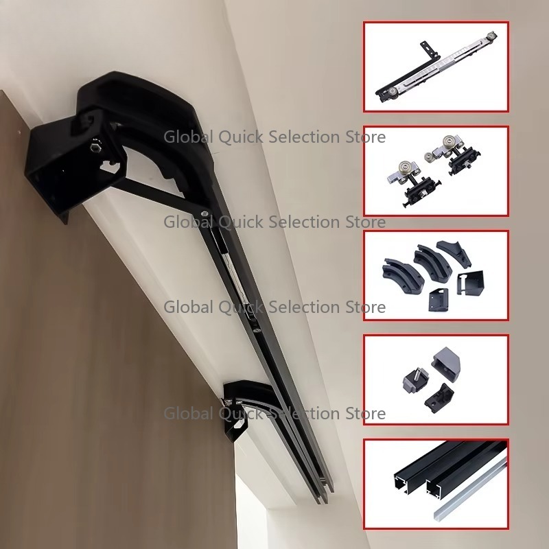 nward Push Bus Door Slide Rail - Furniture Rails Hardware review and price
