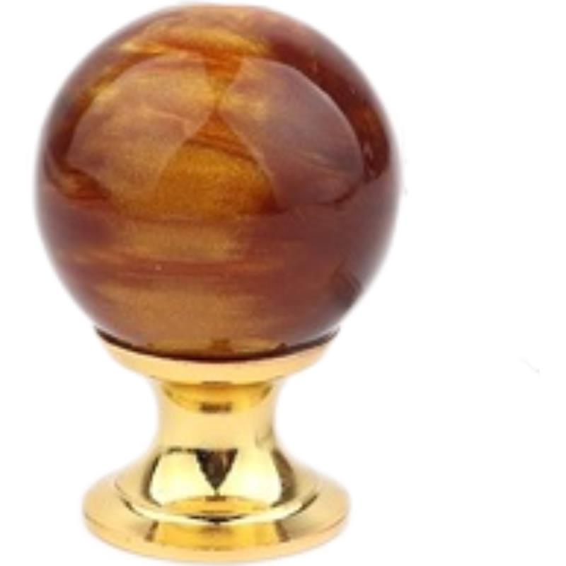 Amber Shell Tiger Eye Gold Cup - Drawer Pull Gold review and price