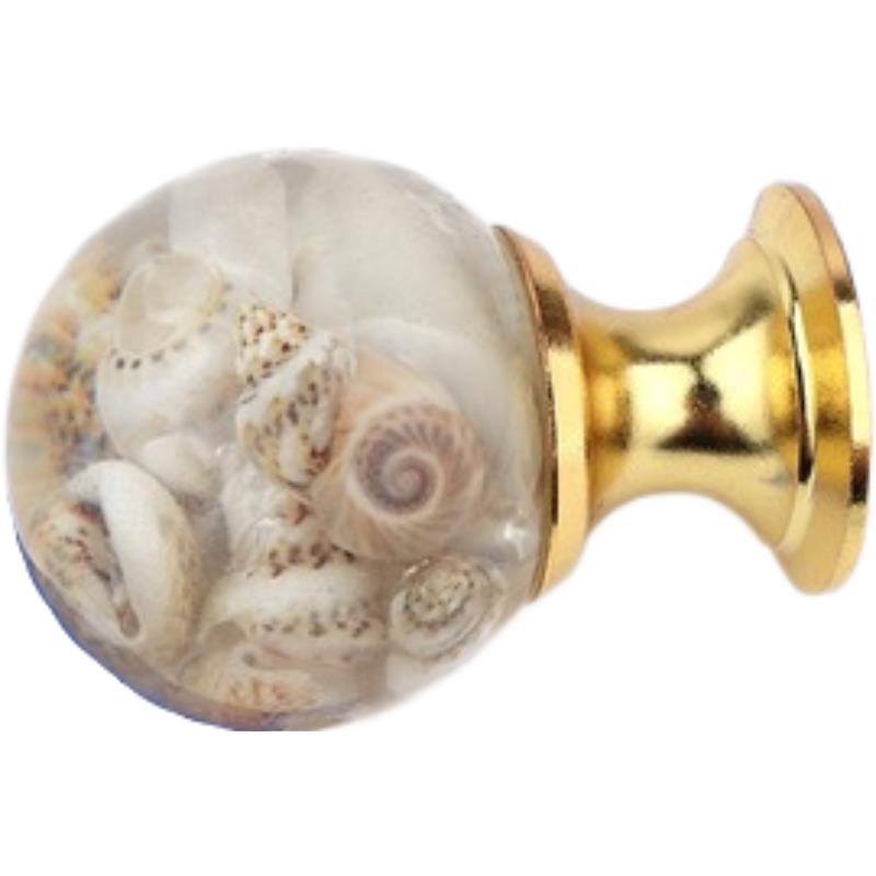 Amber Shell Tiger Eye Gold Cup - Drawer Pull Gold review and price