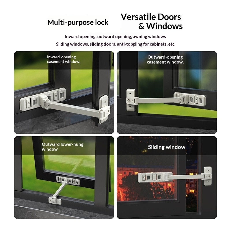 Adjustable Home Baby Safety Lo - Furniture Sliding Door Hardware review and price