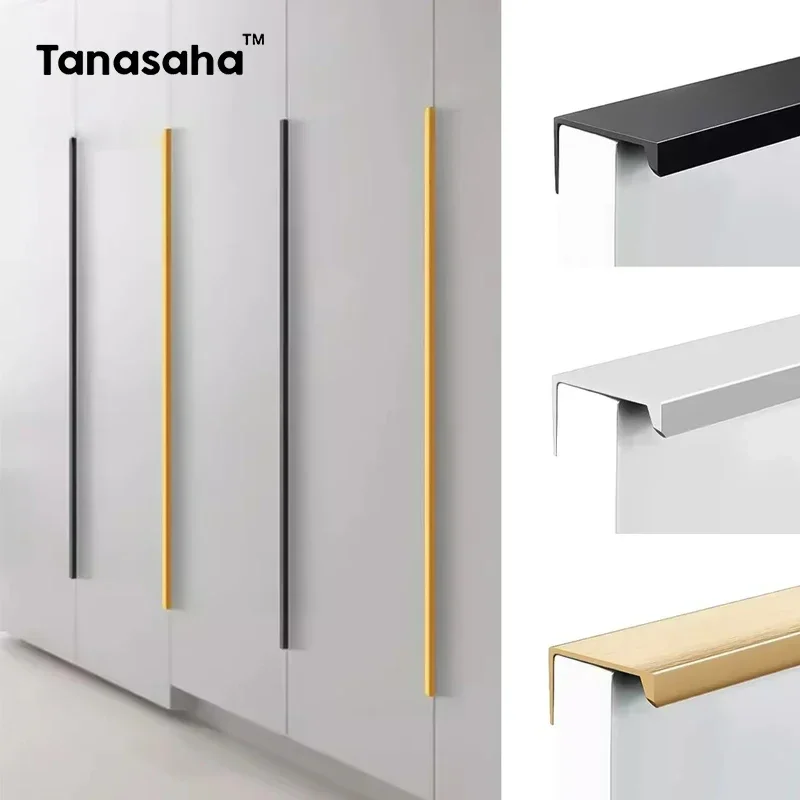 Hidden Furniture Handles Matte - Drawer Pull Gold review and price