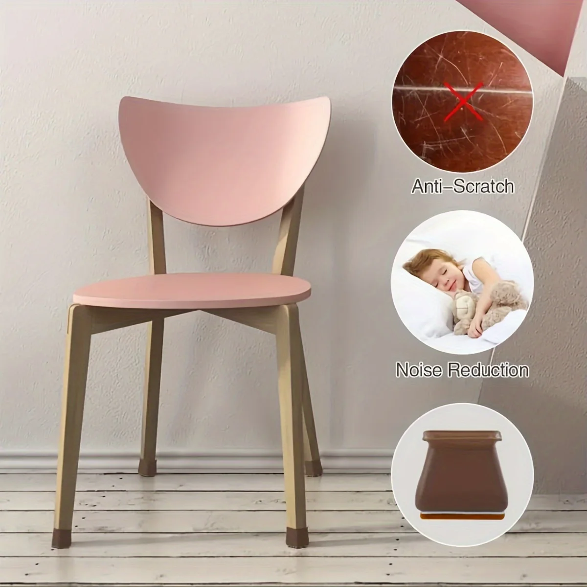 Silicone Edge Wrapped Chair Fo - Furniture Foot Pad review and price