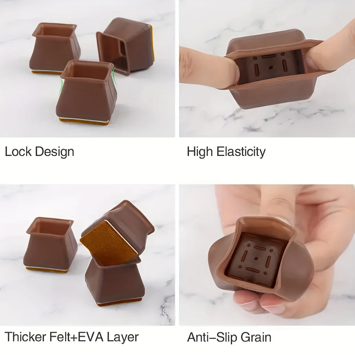 Silicone Edge Wrapped Chair Fo - Furniture Foot Pad review and price