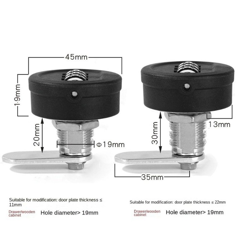 Drawer Password Lock 20/30mm T - Furniture Hardware Lock review and price